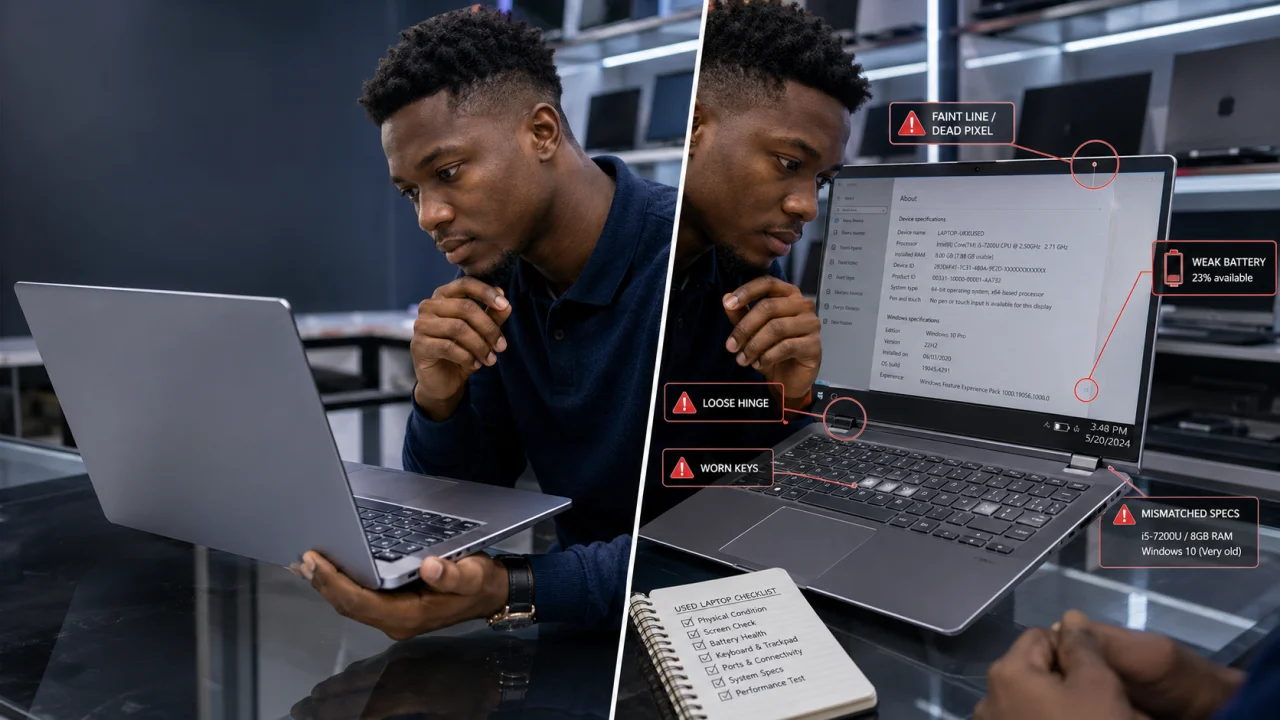 How to Spot a Fake or Bad UK-Used Laptop Before Paying