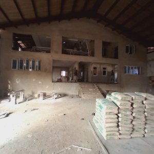 Newly built warehouse at New garage, Ibadan. 2