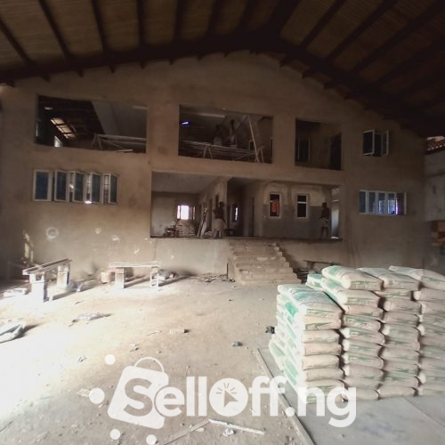 Newly built warehouse at New garage, Ibadan.