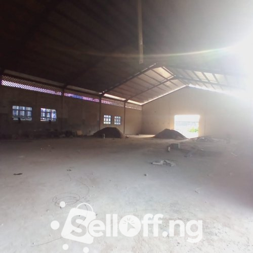 Newly built warehouse at New garage, Ibadan.