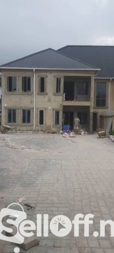 Newly built 3 bedroom flat 1 up and 1 down at Remikoya Oluyole estate, ibadan.