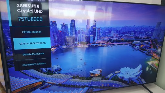 SAMSUNG CRYSTAL UHD TELEVISION(75TU8000)