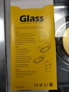 New POP 3 Premium Glass screen-guard.