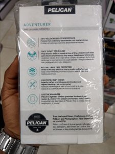 Pelican Transparent Mobile phone case.