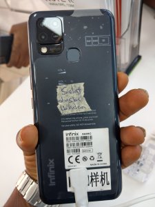 Infinix Hot 10 phone.