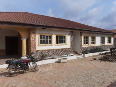 Self Compound of 4 rooms Bungalow at golden palace, oluyole extension.