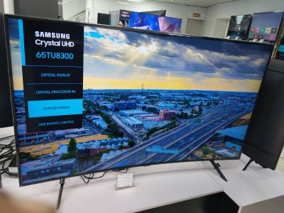 Samsung Curved 4K Smart television.