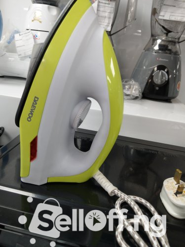 Daewood steam iron.