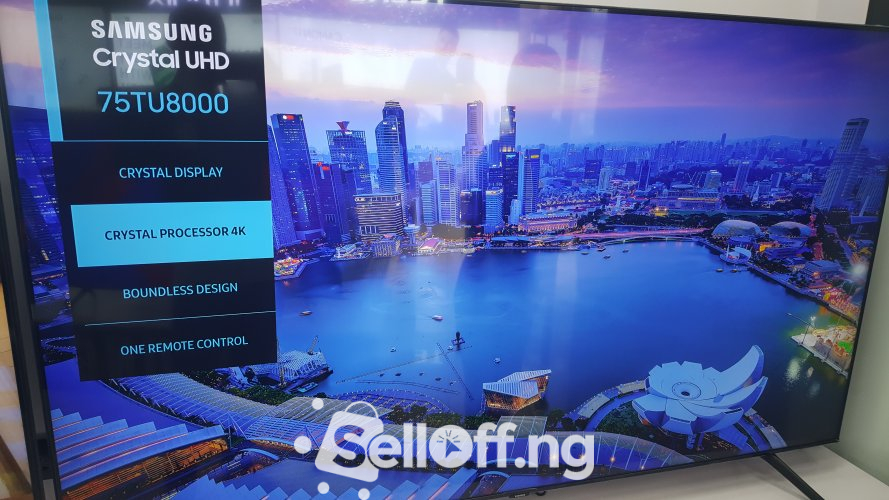 SAMSUNG CRYSTAL UHD TELEVISION(75TU8000)