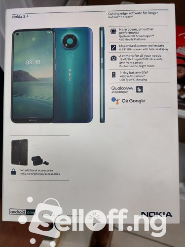 Nokia 3.4 (POTRAIT MODE AND NIGHT MODE CAMERA)