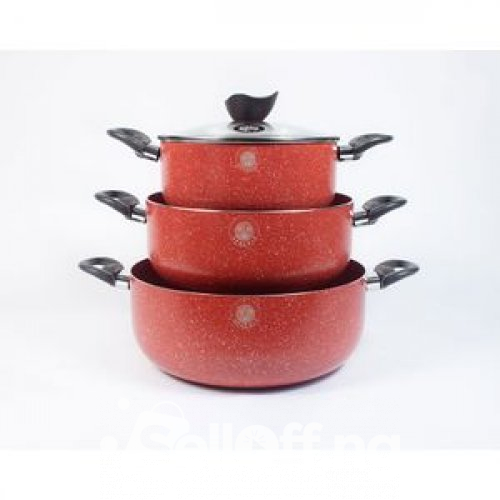 Sumo Non-stick Cooking set - 6pcs(S-7020)