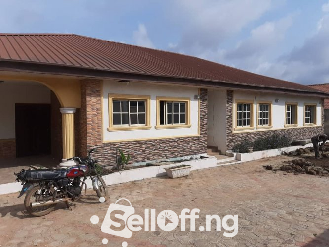 Self Compound of 4 rooms Bungalow at golden palace, oluyole extension.