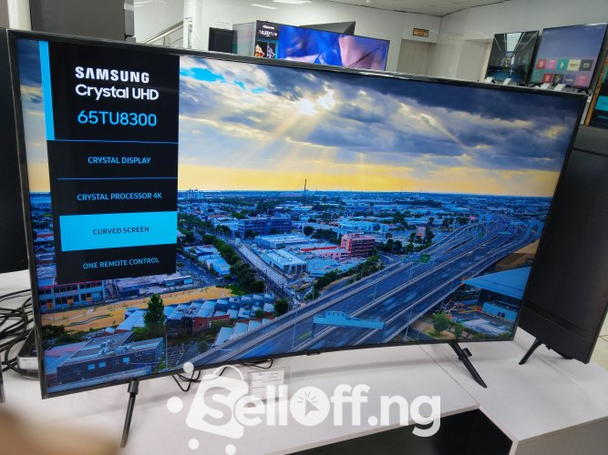 Samsung Curved 4K Smart television.