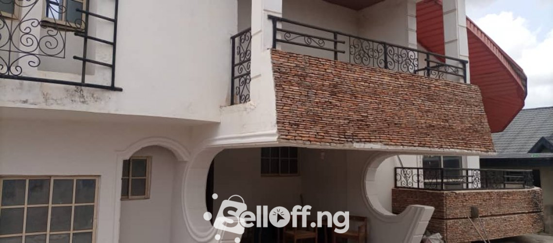 4 bedrooms duplex  all rooms ensuite at orange gate oluyole Sharp corner.
