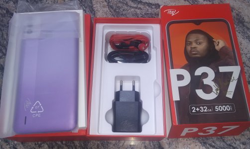 Brand New Itel P37 Purple colour 2+32Gb 2