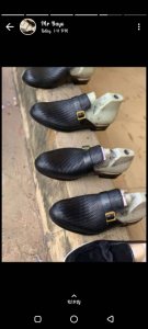 Men's Half Shoe with Buckle