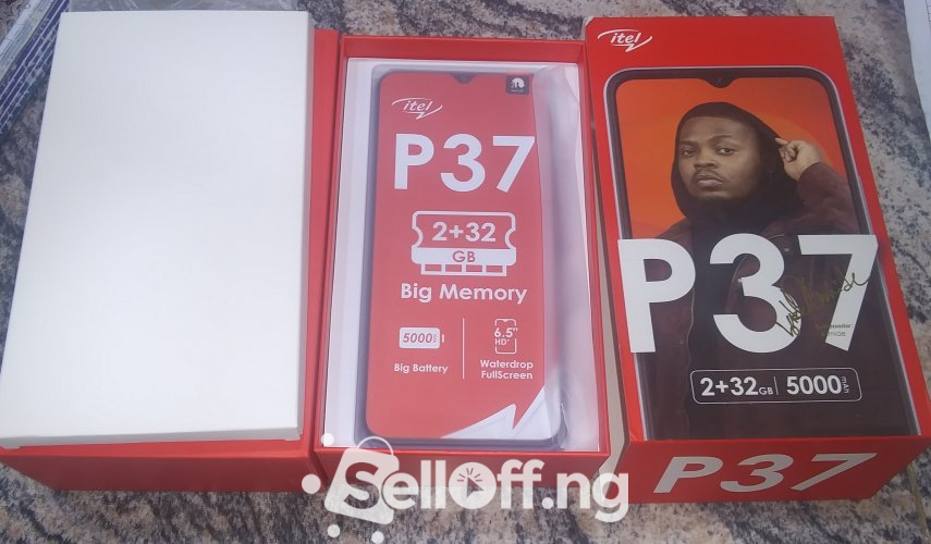 Brand New Itel P37 Purple colour 2+32Gb