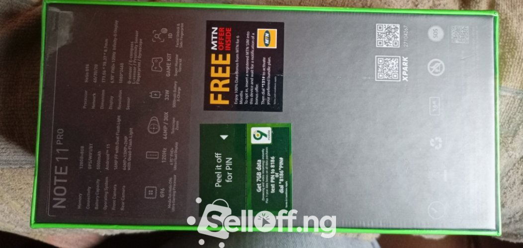 Brand New Infinix Note 11 Pro