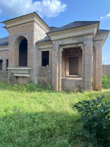 A Structural Standard 4-bedroom Uncompleted bungalow is available for sale