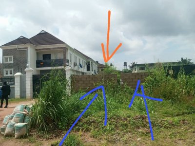 Fully fenced gated 432Sqm plot of Land  at Oladejo Close off Adenuga Street. New Bodija Ibadan