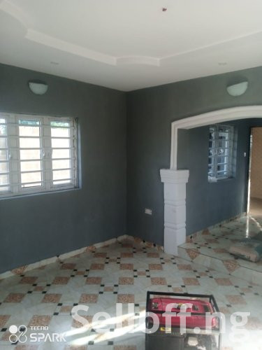 Newly built 2 bedroom bungalow to let at Peace estate, Ajila