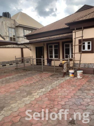 For Sale A newly built modern standard detached 3 bedroom bungalow at Ologuneru