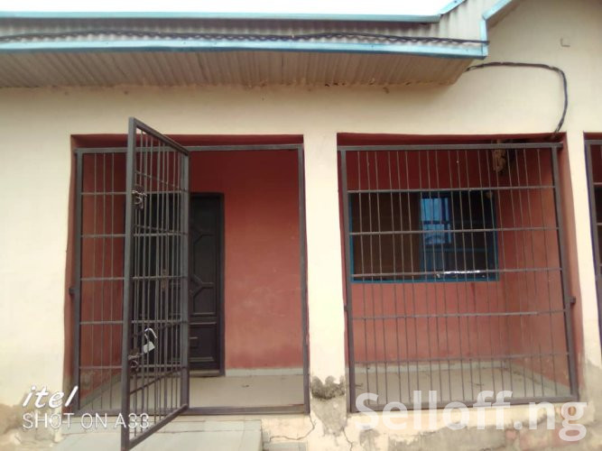 For sales  Twin flats of 2 bedrooms on a full plot of land wt red copy