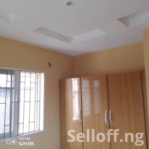 To Let: A Standard 3 Bedroom Flat at Elebu
