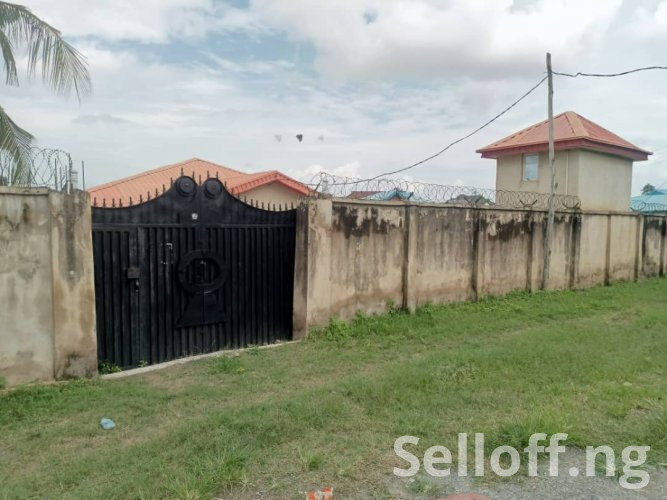4 bedroom bungalow at elewure on a 2 plot of land #35m