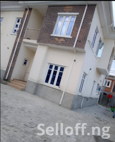 A tastefully finished  modern 4 bedroom duplex with a room BQ for rent