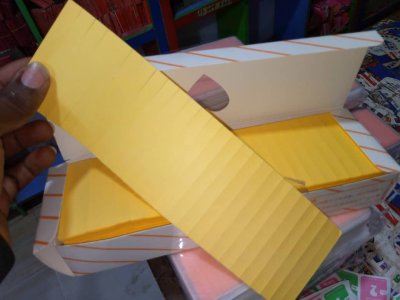 Laundry water resistant tagging paper