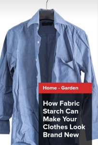 Laundry industrial starch