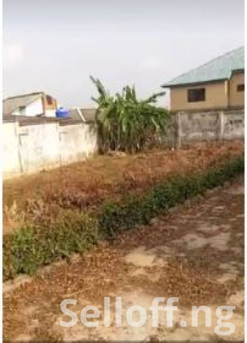 For Sale:  A cut out land space of over 400sqm