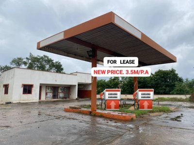 FOR LEASE: A FILLING STATION WITH 6 PUMPS