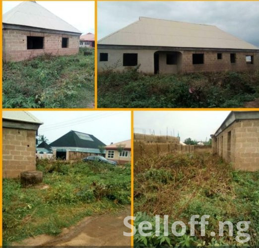 A Bungalow Carcass on big Parcel of Land for Sale