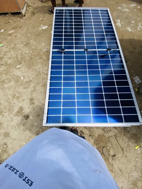 550watts 144cells original jinko biaficial high voltage solar panels