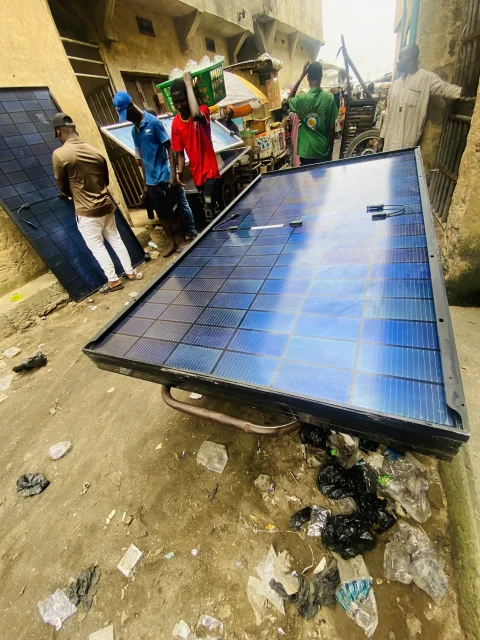 450watts 108cells original Canadian Biaficial fullback high voltage solar panels