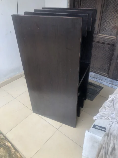 Neat black wooden center table 6