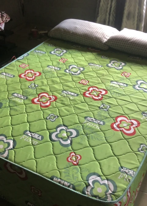 Mouka flora Mattress 6 x 4.5x 12inches with 2 pillows