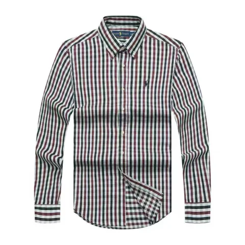 Quality polo ralph Lauren Oxford checkers shirts 7