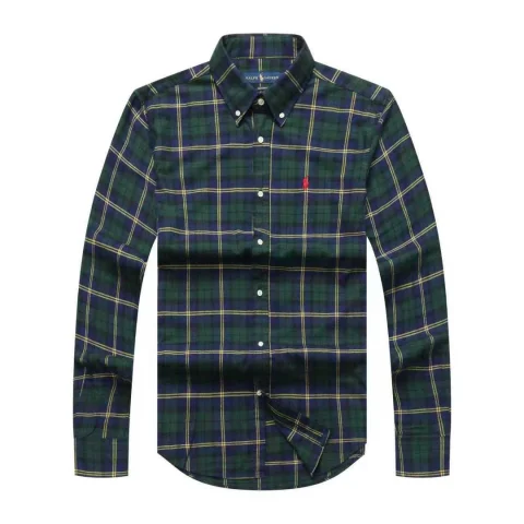 Quality polo ralph Lauren Oxford checkers shirts 8