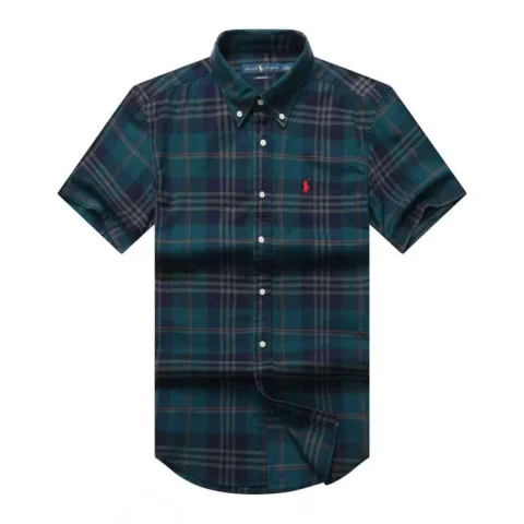 Ralph Lauren Oxford short sleeve checkers shirts