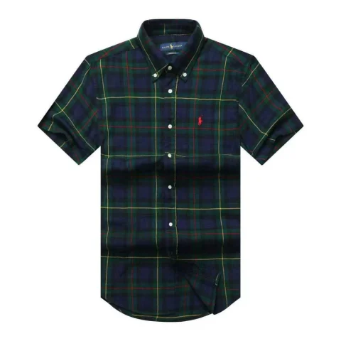 Ralph Lauren Oxford short sleeve checkers shirts 4