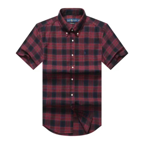 Ralph Lauren Oxford short sleeve checkers shirts 5