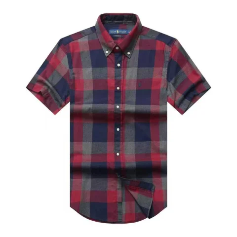 Ralph Lauren Oxford short sleeve checkers shirts 6