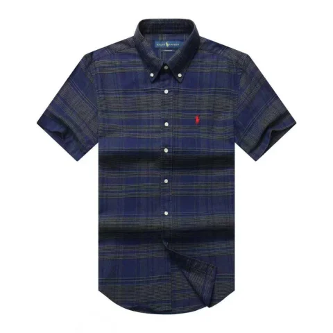 Ralph Lauren Oxford short sleeve checkers shirts