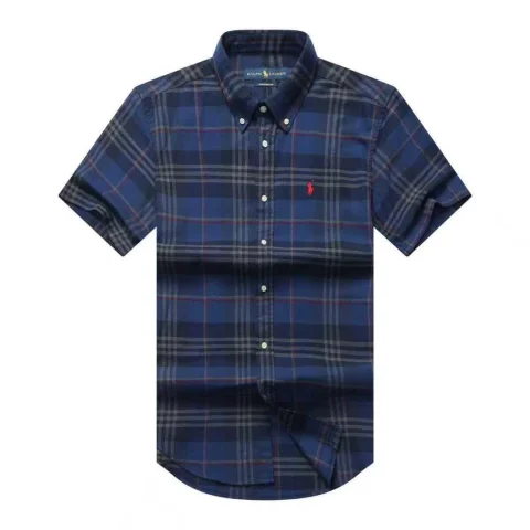 Ralph Lauren Oxford short sleeve checkers shirts 8