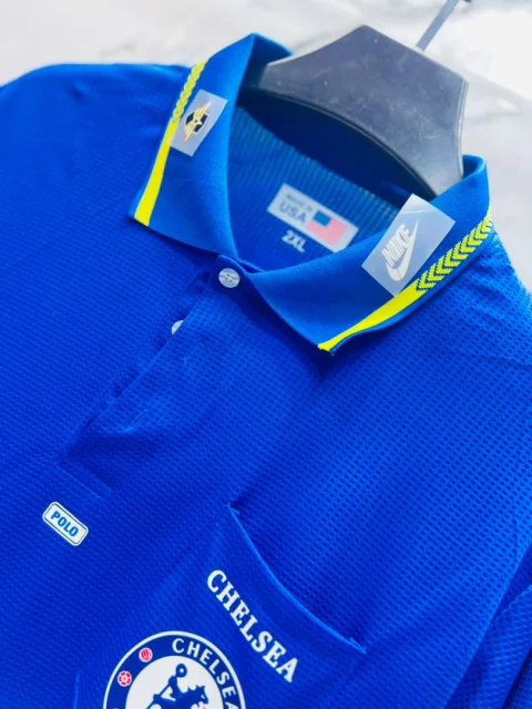 Chelsea 2025 world champions retro polo shirt 5