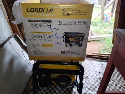 Corolla 3.8kva key starter and remote control generator