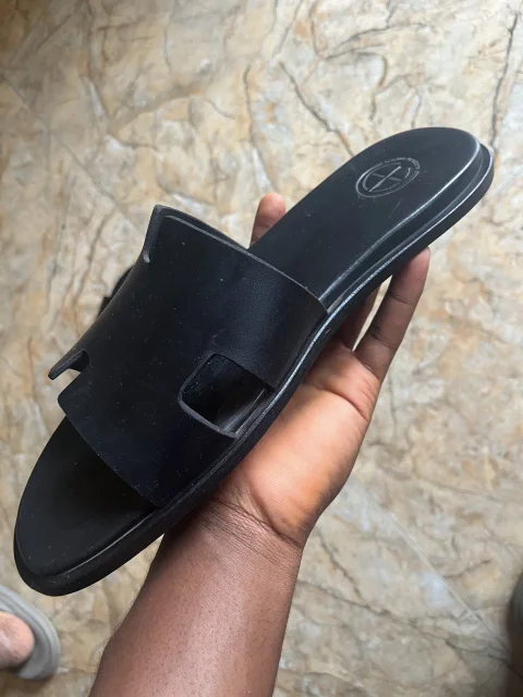 Men’s Casual Leather Slippers